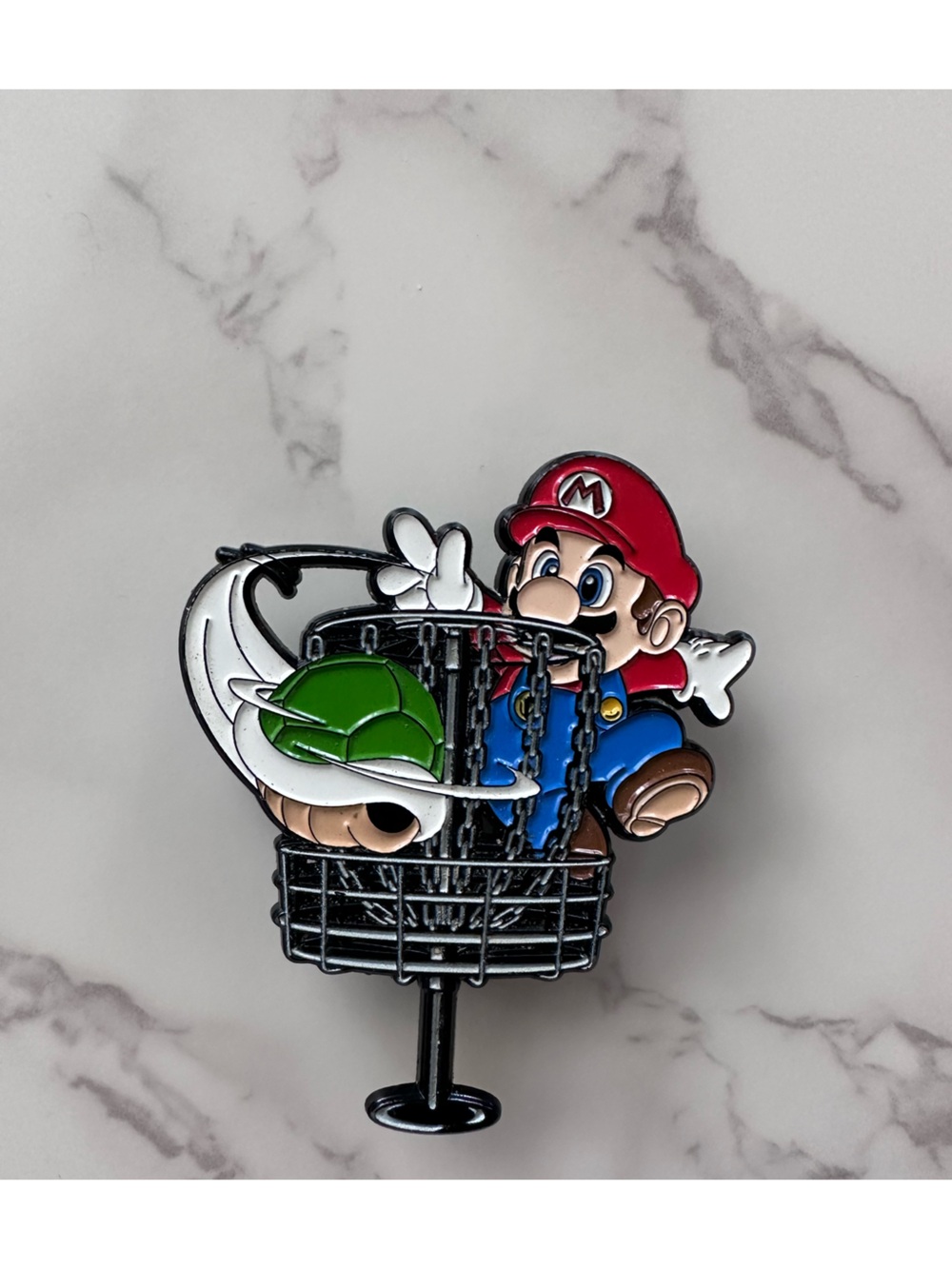 Mario Enamel Pin with Green Shell